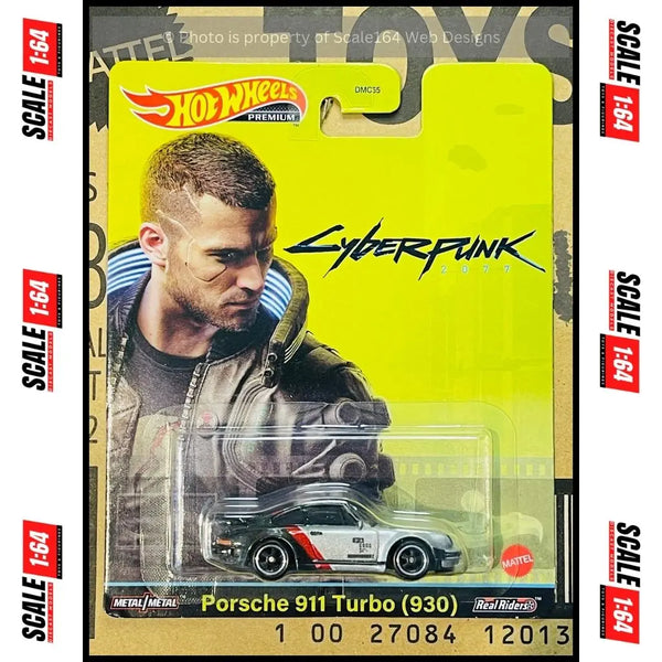 Amazon.com: Hot Wheels Porsche 930, White 3 Spoke #125, 1:64