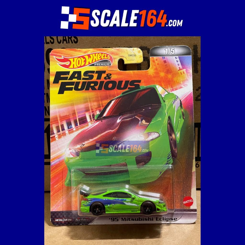 Hot Wheels Fast & Furious Premium Bundle, 5 1:64 Scale Hot