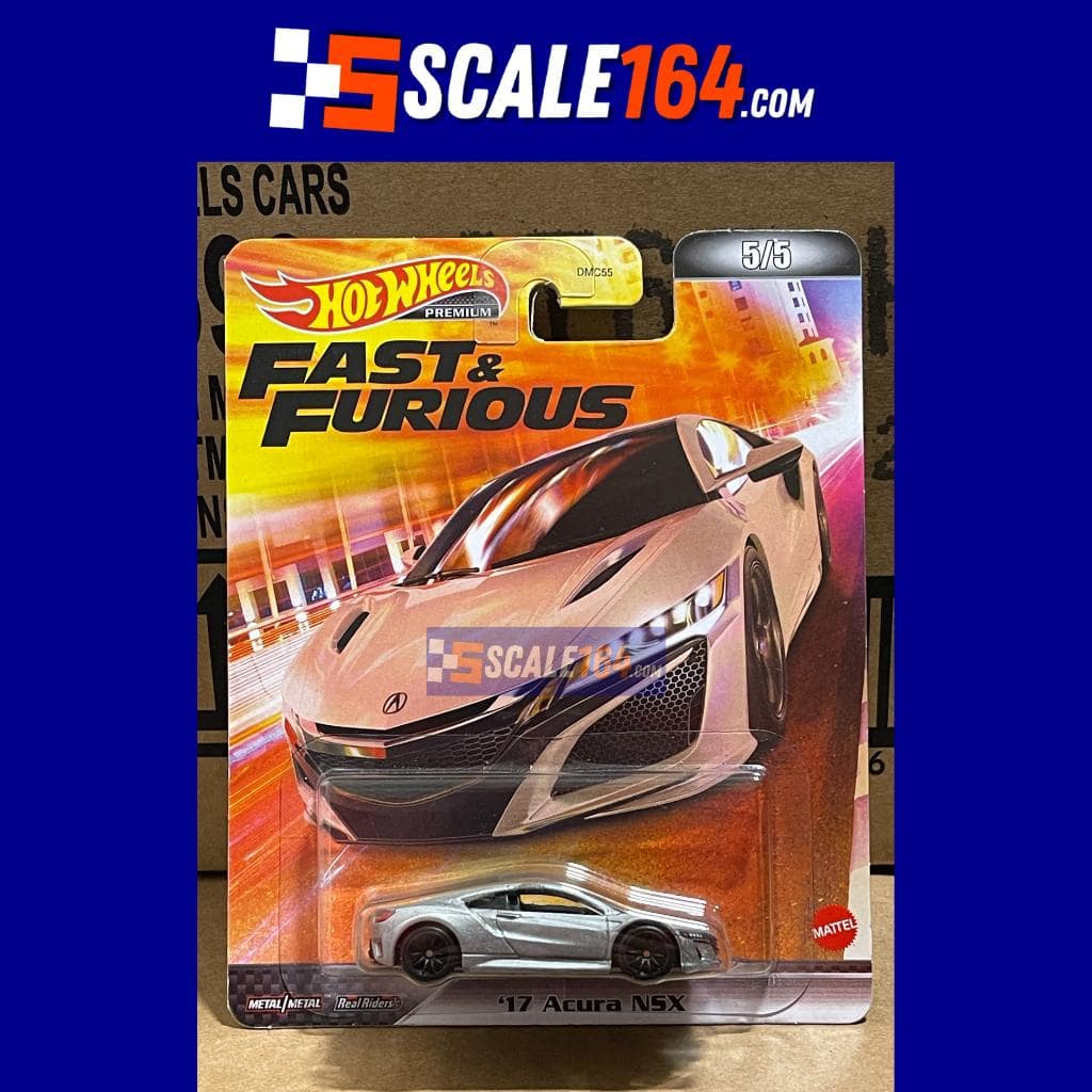 Hot Wheels - 1:64 - '17 Acura NSX - Retro Entertainment 2022 L Case (Mix 5) - Fast & Furious