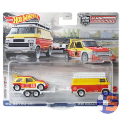 Hot Wheels - 1:64 - 2022 Team Transport S Case (Mix 4) - Set of 3