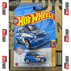 Hot Wheels - '85 Honda City Turbo II (Blue) - Mainline (HW Turbo) 13/250