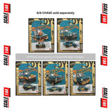 Hot Wheels - 1:64 - Blue & Gold 2024 (56th Anniversary Blue & Gold Series) - Mix 1 (Set of 5)