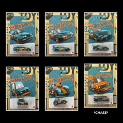 Hot Wheels - 1:64 - Blue & Gold 2024 (56th Anniversary Blue & Gold Series) - Mix 2 (Set Of 6)