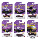 Hot Wheels - 1:64 - Purple & Gold 2025 (57th Anniversary Purple & Gold Series) - Mix 1 (Set Of 6)