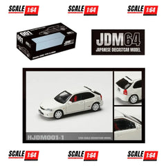 (PRE-ORDER) Hobby Japan - 1:64 - JDM64 Honda CIVIC TYPE R (EK9) - Championship White