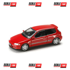 (PRE-ORDER) Hobby Japan - 1:64 - JDM64 Honda CIVIC (EG6) SIR-Ⅱ - Milano Red