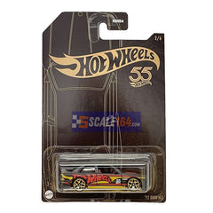 Hot Wheels - 1:64 - Pearl & Chrome 2023 (55th Anniversary Black & Yellow Series) - Mix 1 (Set of 6)