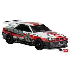 (RESTOCK) Hot Wheels - 1:64 - Nissan Skyline GT-R (BNR34) Gran Turismo 7 - Pop Culture 2024 C Case