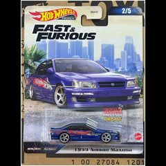 Hot Wheels - 1:64 - 1999 Nissan Maxima - Fast & Furious 2023 C Case