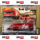 Hot Wheels - 1:64 - 2023 Team Transport U Case (Mix 2) - Set of 3