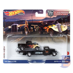 Hot Wheels - 1:64 - 2023 Team Transport W Case (Mix 4) - Set of 3