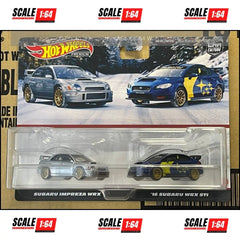 Hot Wheels - 1:64 - Subaru Impreza WRX / '16 Subaru WRX STi (Subaru) - Car Culture 2-Pack - 2023 Mix 4