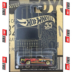 Hot Wheels - 1:64 - '67 Chevy C10 - Pearl & Chrome 2023 (55th Anniversary Black & Yellow Series) - Mix 2