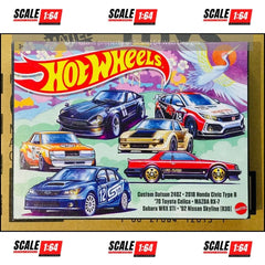 Hot Wheels - 1:64 - Japanese Themed (2023) Multi-Pack 6 Car Set