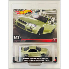 Hot Wheels - 1:43 - Nissan Skyline GT-R (BNR34) V·spec II Nür with NISMO Parts‎ - Target Exclusive