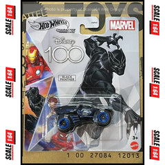 Hot Wheels - 1:64 - Black Panther (Marvel) - Disney 100th 2023 Character Cars Mix 3