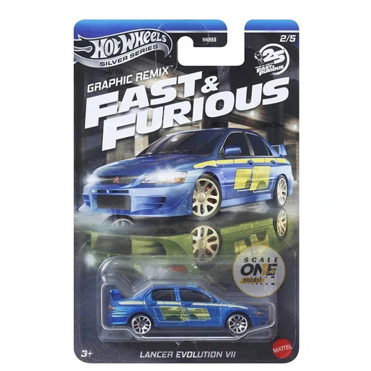 (PRE-ORDER) Hot Wheels - 1:64 - Lancer Evolution VII - Fast & Furious Series (Graphic Remix)