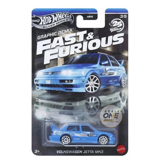 (PRE-ORDER) Hot Wheels - 1:64 - Volkswagen Jetta MK3 - Fast & Furious Series (Graphic Remix)