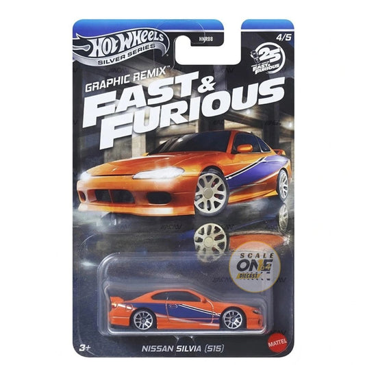 (PRE-ORDER) Hot Wheels - 1:64 - Nissan Silvia (S15) - Fast & Furious Series (Graphic Remix)