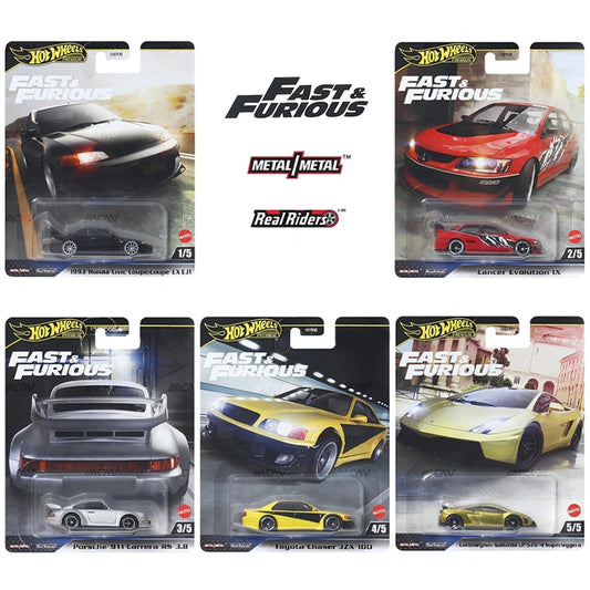 (PRE-ORDER) Hot Wheels - 1:64 - Fast & Furious 2025 M Case - Mix 4 (Set of 5)
