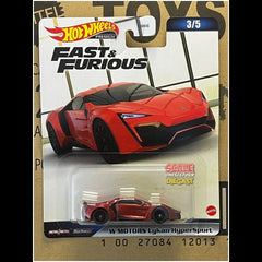 Hot Wheels - 1:64 - W MOTORS Lykan HyperSport - Fast & Furious 2023 B Case