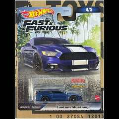 Hot Wheels - 1:64 - Custom Mustang - Fast & Furious 2023 C Case