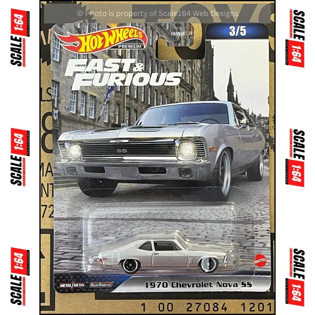 Hot Wheels - 1:64 - 1970 Chevrolet Nova SS - Fast & Furious 2023 D Case