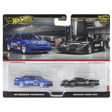 Hot Wheels - 1:64 - '94 Nissan Primera / Nissan R390 GT1 (Nissan Race Cars) - Car Culture 2-Pack - 2024 Mix 3