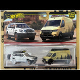 Hot Wheels - 1:64 - '05 Toyota Land Cruiser Prado / Mercedes-Benz Sprinter Tourer (Off Road) - Car Culture 2-Pack - 2024 Mix 1