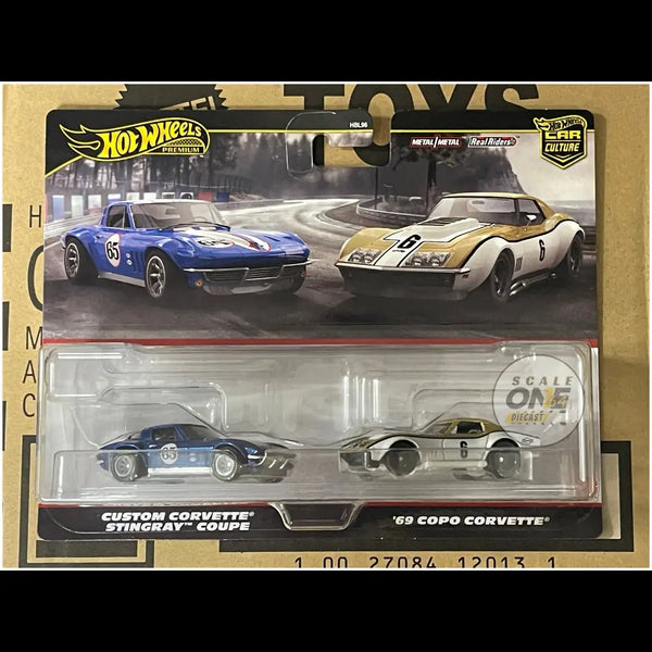 Hot Wheels - 1:64 - Custom Corvette Stingray Coupe / '69