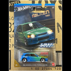 Hot Wheels - 1:64 - '99 Honda Civic Type-R (EK9) Falken - Speed Graphics