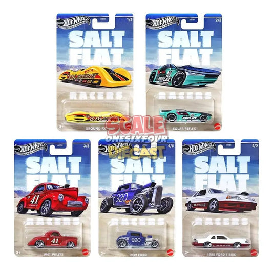 (PRE-ORDER) Hot Wheels - 1:64 - Salt Flat Racers - Vintage Assortments - 2025 Mix 1 (Set Of 5)