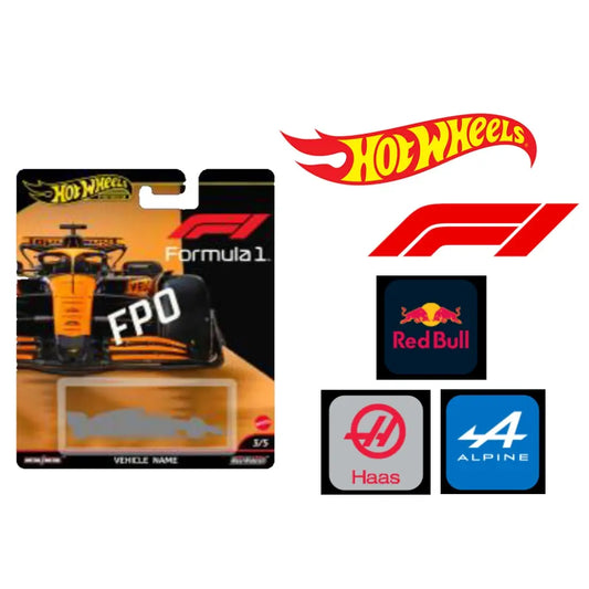 (PRE-ORDER) Hot Wheels - 1:64 - 2025 Race Team F1 Mix 1 - Formula One (Case)