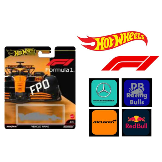 (PRE-ORDER) Hot Wheels - 1:64 - 2025 Race Team F1 Mix 3 - Formula One (Case)