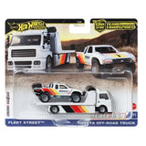 Hot Wheels - 1:64 - Fleet Street / Toyota Off-Road Truck - 2024 Team Transport D Case (Mix 4)