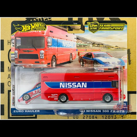 Hot Wheels - 1:64 - Euro Hauler / '94 Nissan 300 ZX GTS - 2024 Team Transport D Case (Mix 4)