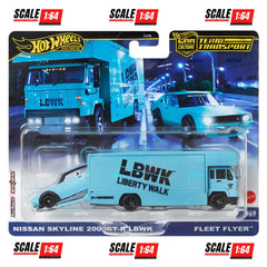 Hot Wheels - 1:64 - 2024 Team Transport C Case (Mix 3) - Set of 3