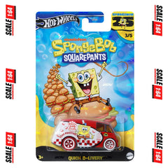 Hot Wheels - 1:64 - Quick D-Livery - SpongeBob SquarePants - Themed Entertainment 2024 Mix 2