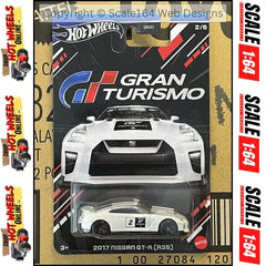 Hot Wheels - 1:64 - Gran Turismo: The Real Driving Simulator - Themed Entertainment 2024 Mix 1 (Set of 5)