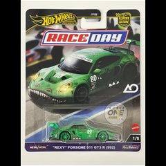 (DAMAGED CARD) Hot Wheels - 1:64 - "REXY" Porsche 911 GT3 R (992) - Car Culture 2024 D Case - Race Day
