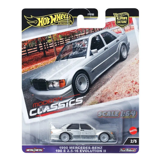 Hot Wheels - 1:64 - 1990 Mercedes-Benz 190E 2.5-16 Evolution II - Car Culture 2024 E Case - Modern Classics