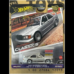 Hot Wheels - 1:64 - 1990 Mercedes-Benz 190E 2.5-16 Evolution II - Car Culture 2024 E Case - Modern Classics