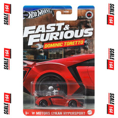 Hot Wheels - 1:64 - W Motors Lykan Hypersport - Fast & Furious Series (Dominic Toretto)