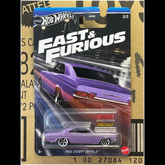 Hot Wheels - 1:64 - 1966 Chevy Impala - Fast & Furious Series (Street Racing)