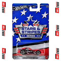 Hot Wheels - 1:64 - 2013 SRT Viper - Stars & Stripes (2024) Walmart Exclusive