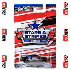 Hot Wheels - 1:64 - 2020 Corvette - Stars & Stripes (2024) Walmart Exclusive