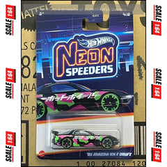 Hot Wheels - 1:64 - '95 Mazda RX-7 Drift - Neon Speeders 2024 Mix 1