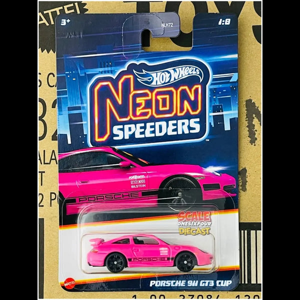 Hot Wheels - 1:64 - Porsche 911 GT3 Cup - Neon Speeders 2024