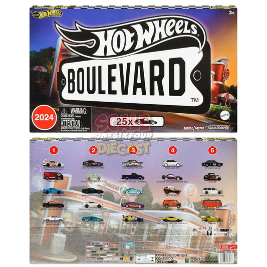 (PRE-ORDER) Hot Wheels - 1:64 - Boulevard 2024 FACTORY SET (All 25 Cars)