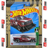 Hot Wheels - Ford F-150 Lightning Custom (Red) - Mainline (HW Green Speed) 37/250